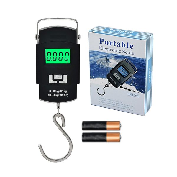 digital luggage weighing scale 50kg lcd hook