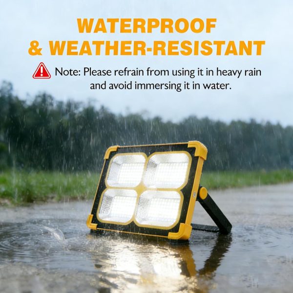Rechargeable Solar LED Flood Light