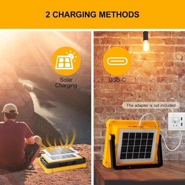 Rechargeable Solar LED Flood Light