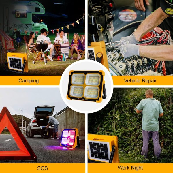 Rechargeable Solar LED Flood Light